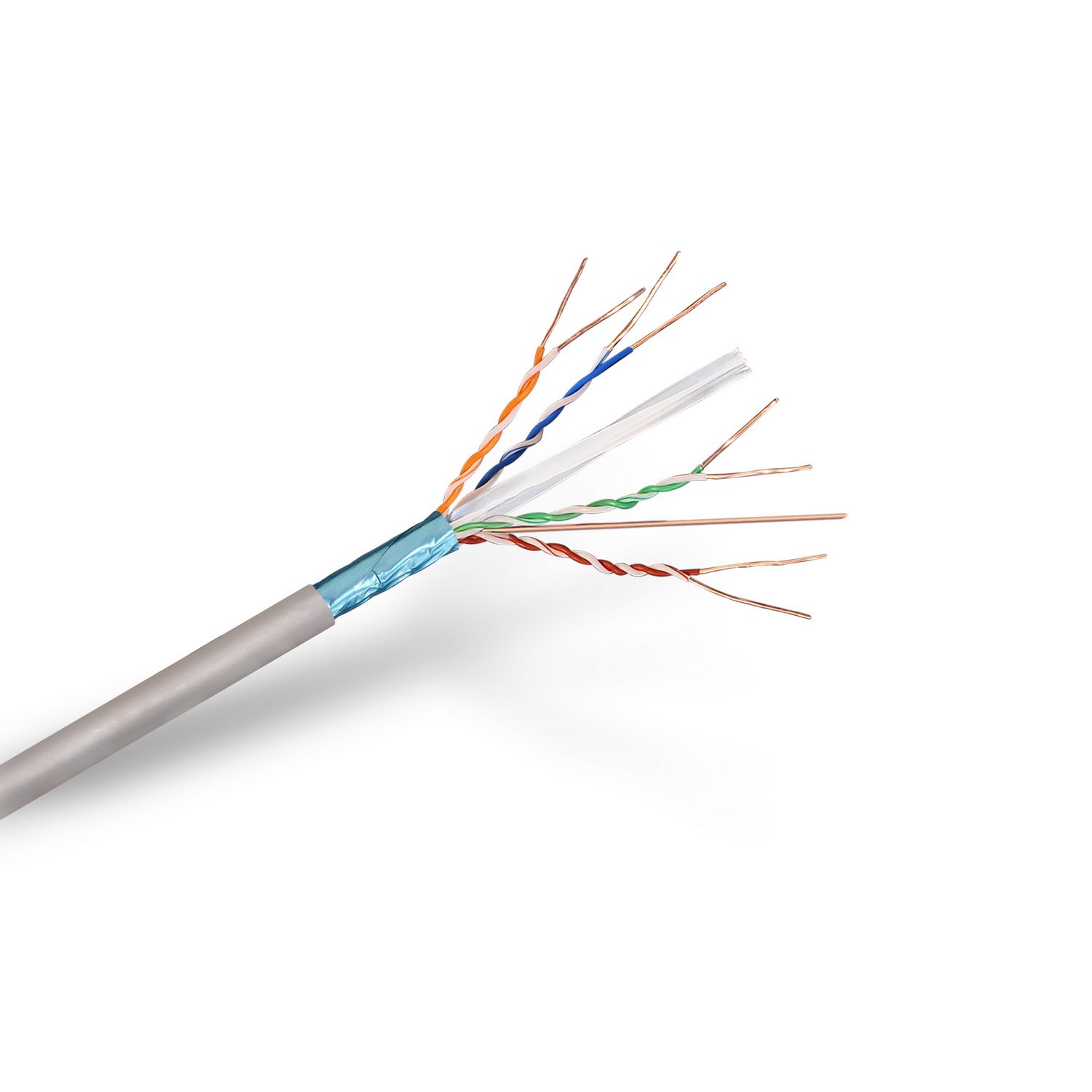 Bobina De Cable Rj45 Ftp Aisens A136-0281 Cat.6/ 100M/ Gris