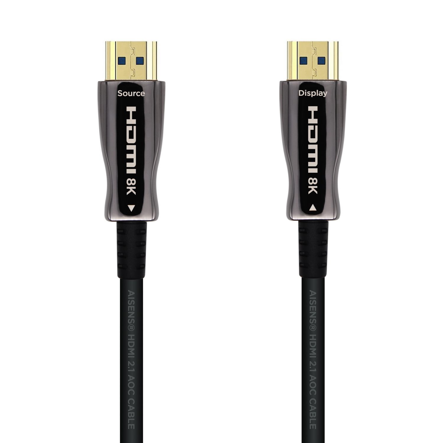 Cable HDMI 2.1 Aoc 8K Aisens A153-0518/ HDMI Macho - HDMI Macho/ 25M/ Negro