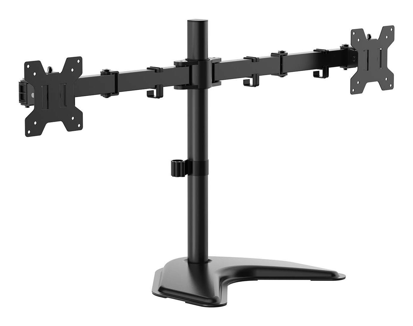 Soporte De Sobremesa Para 2 Monitores Aisens Dt32tsr-285/ Giratorio/ Inclinable/ Hasta 10Kg