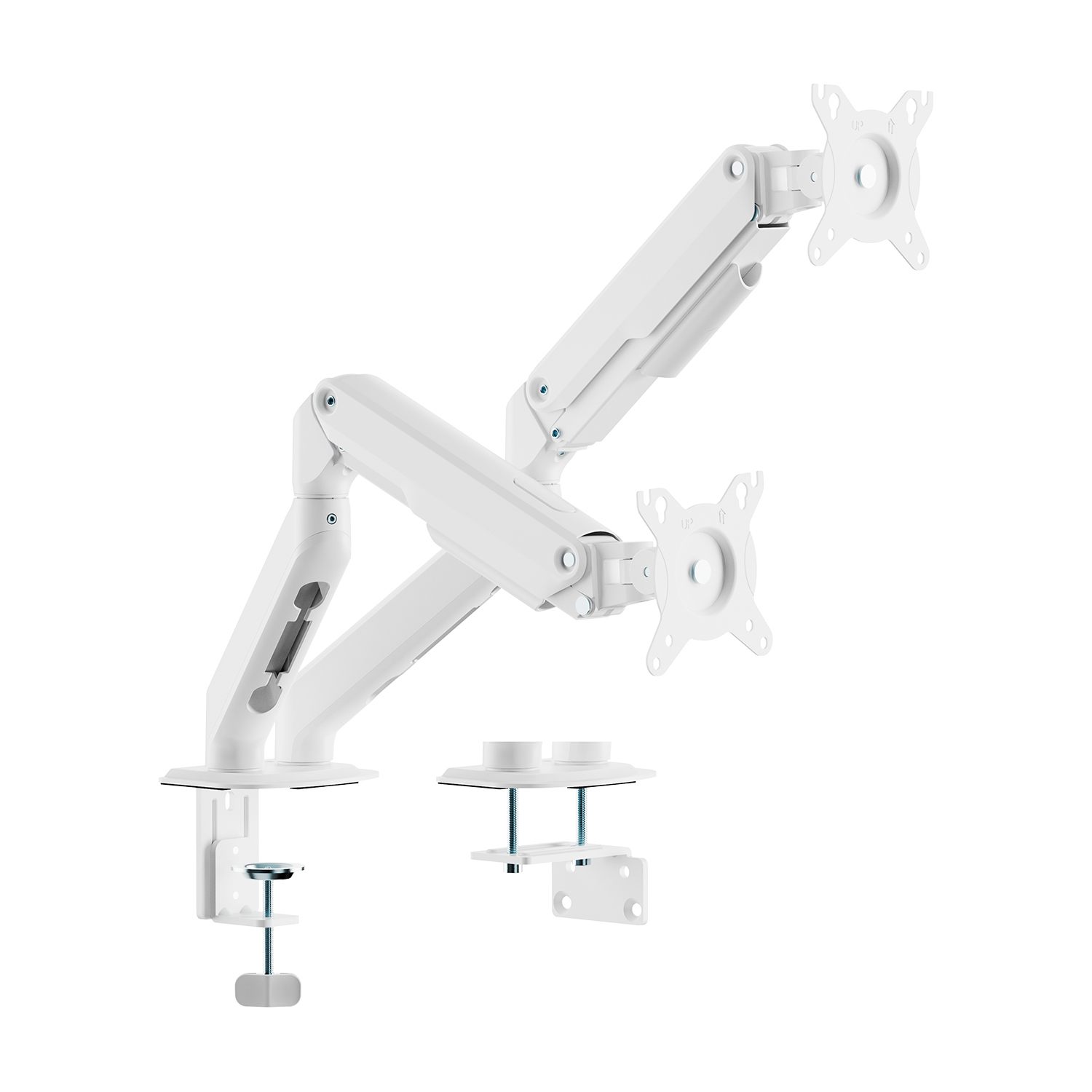 Soporte De Mesa Con Contrapeso Para 2 Monitores Aisens Dt32tsr-439/ Giratorio/ Inclinable/ Hasta 9Kg