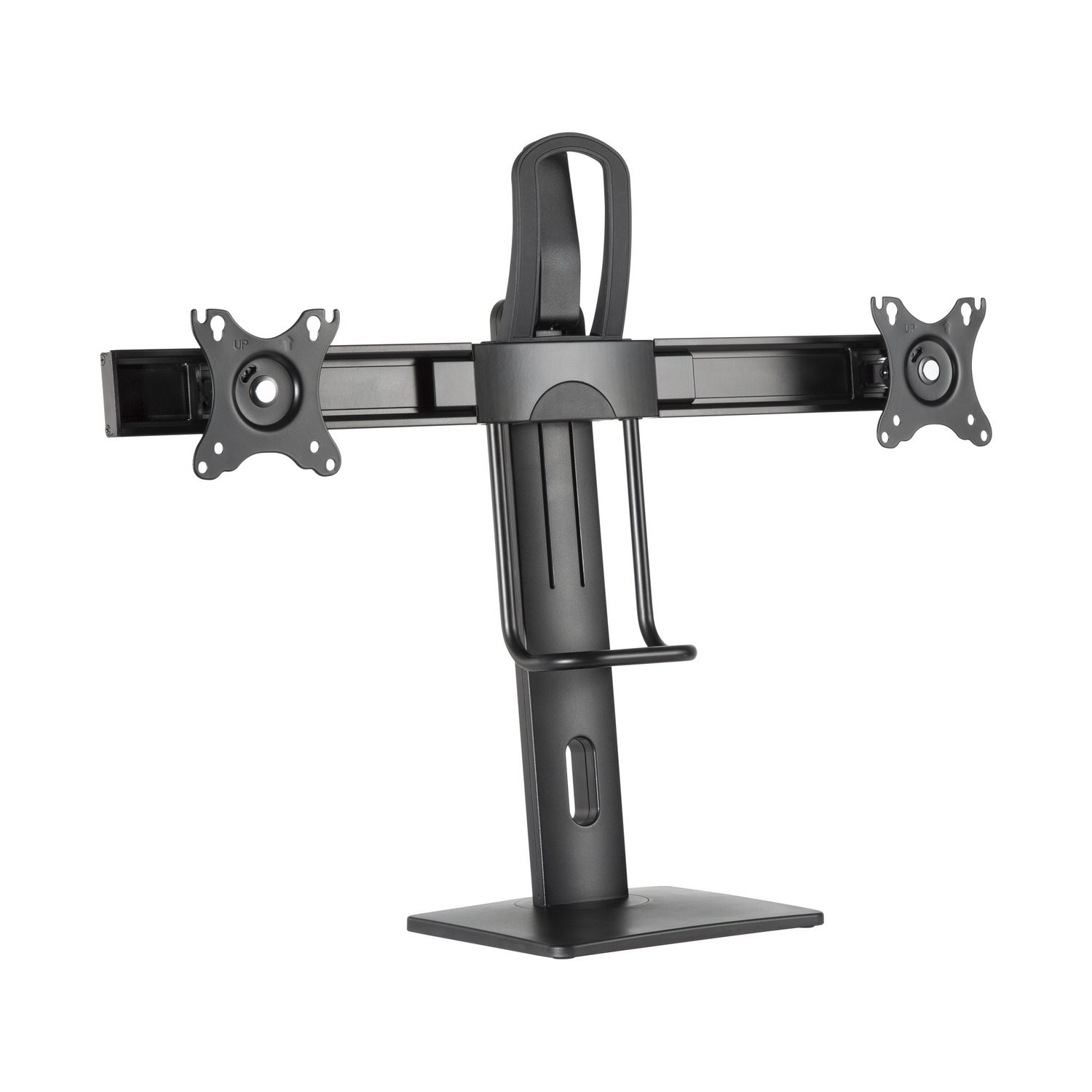 Soporte De Sobremesa Con Contrapeso Para 2 Monitores Aisens Dt27tsr-065/ Giratorio/ Inclinable/ Hasta 6Kg