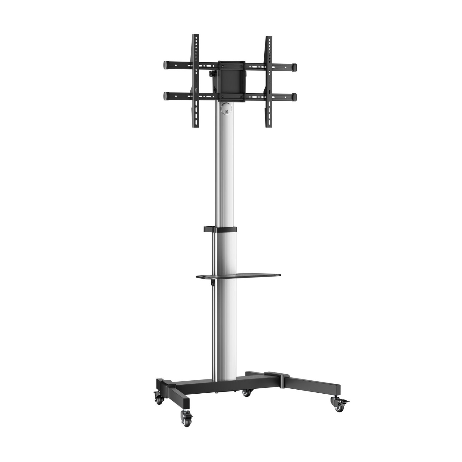 Soporte De Suelo Inclinable Con Ruedas Aisens Ft86tre-197 Para Tv 37-86"/ Hasta 50Kg