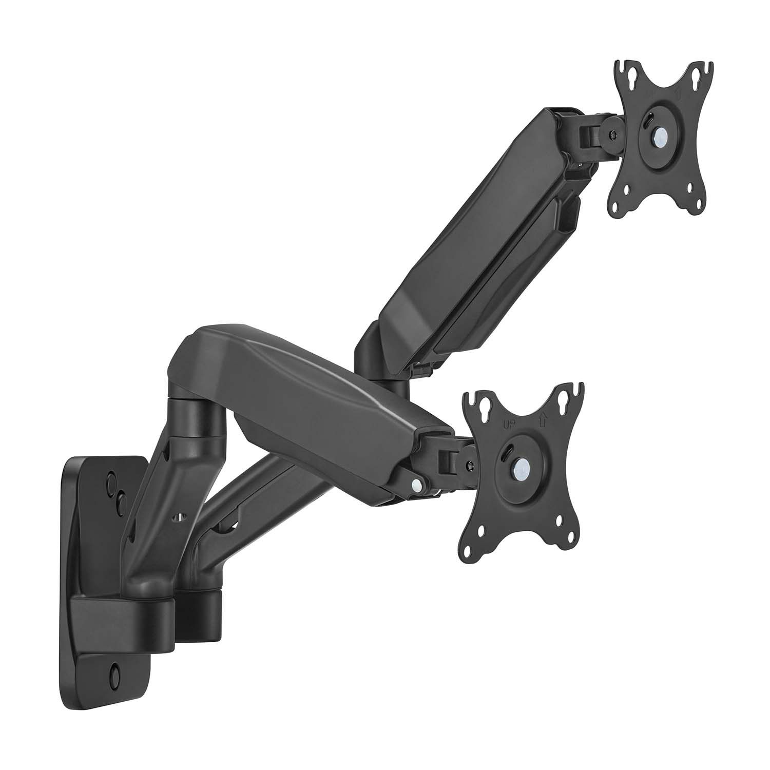 Soporte De Pared Para 2 Monitores O Tv Aisens Wt32tsr-225/ Giratorio/ Inclinable/ Hasta 9Kg