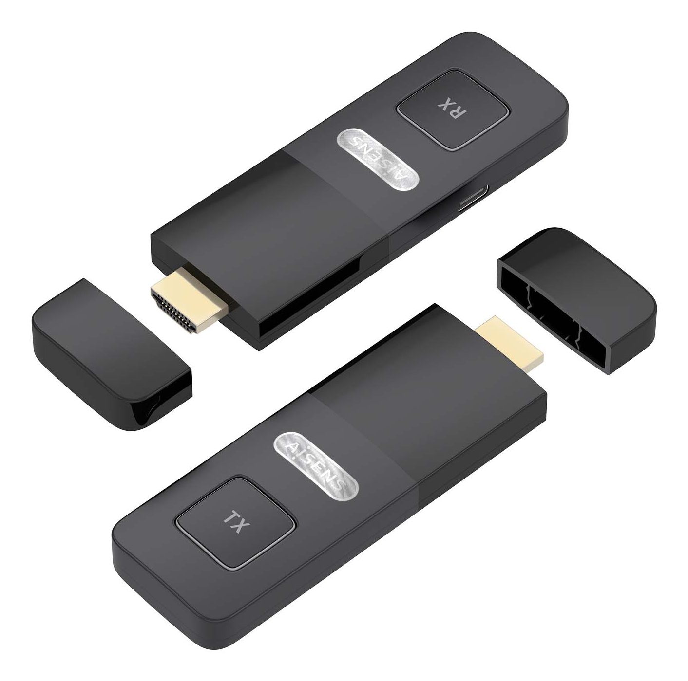 Adaptador/Transmisor De Vídeo Inalámbrico HDMI Aisens Aswl-H2k30m001-Bk