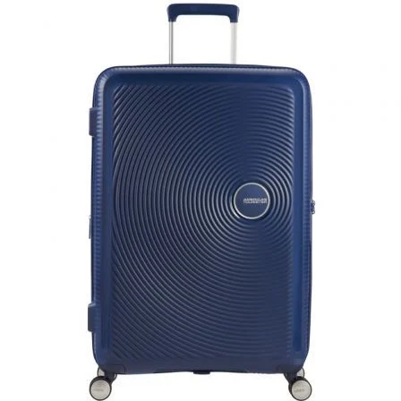 Maleta Mediana American Tourister Soundbox Spinner 67Cm/ 67X46.5X29cm/ 4 Ruedas/ Azul Marino