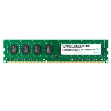 Memoria RAM Apacer Dl.08G2k.Kam 8 GB/ DDR3/ 1600 MHz/ 1.5V/ Cl11/ Dimm