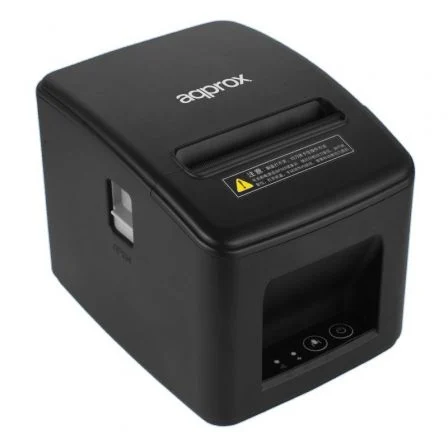 Impresora De Tickets Approx Apppos80am-Usblan/ Térmica/ Ancho Papel 80Mm/ Usb-Ethernet-Rj11/ Negra