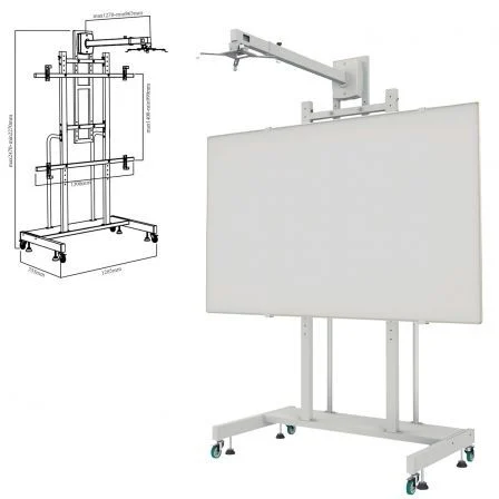 Soporte Para Pizarra Interactiva Approx Appibstd/ 80-120"