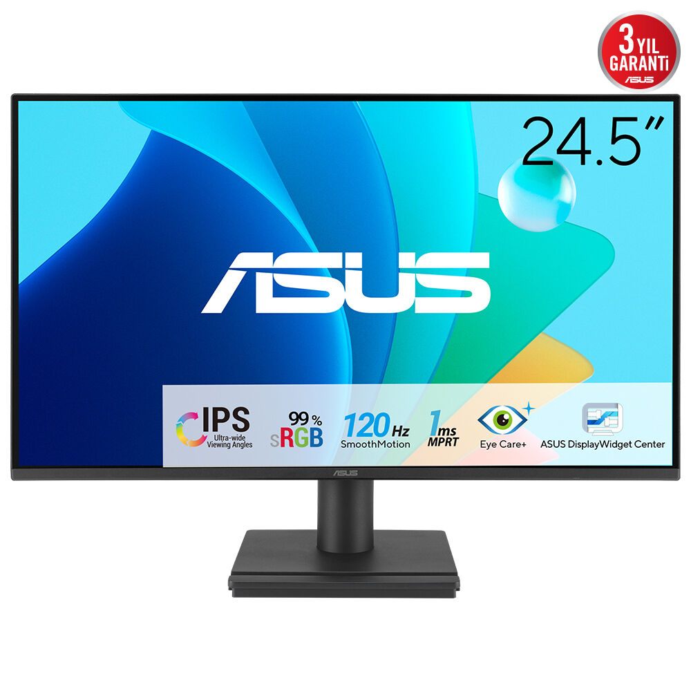 Monitor Gaming Asus Va259hga 24,5"/ Full HD/ 1Ms/ 120Hz/ IPS/ Multimedia/ Negro
