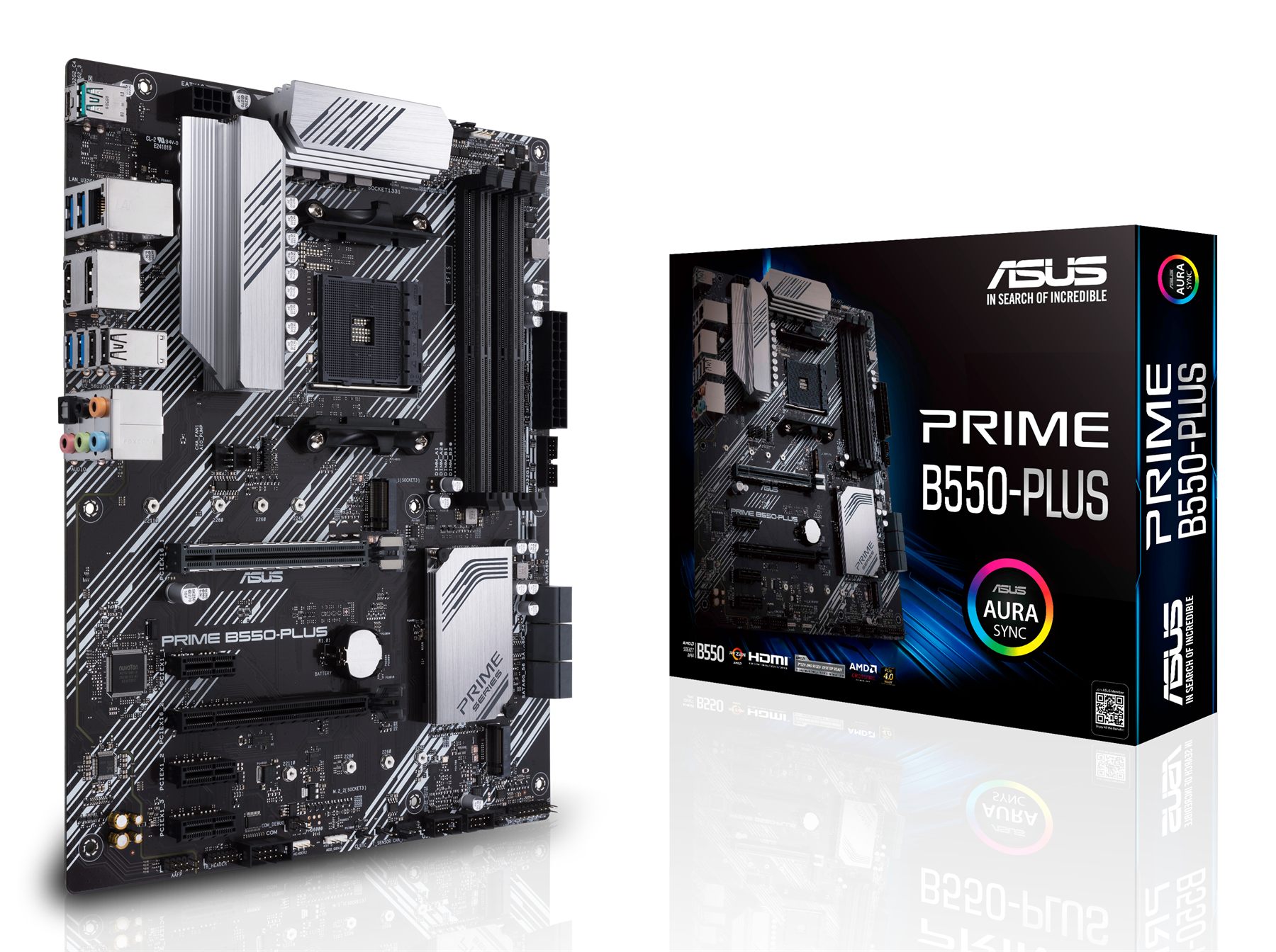 Placa Base Asus Prime B550-Plus Socket Am4/ DDR4/ PCIe 4.0