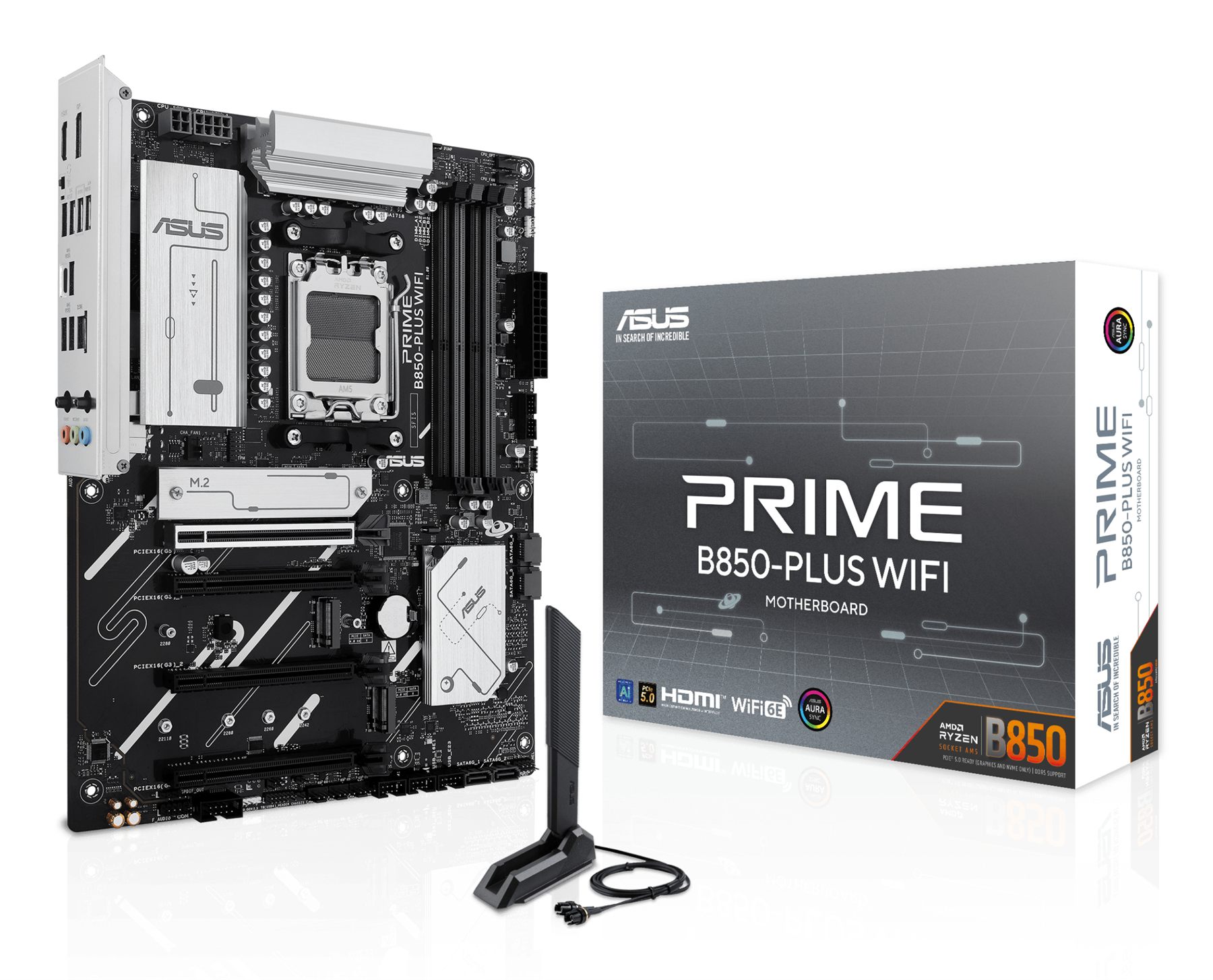 Placa Base Asus Prime B850-Plus Wifi Socket Am5/ DDR5/ PCIe 5.0