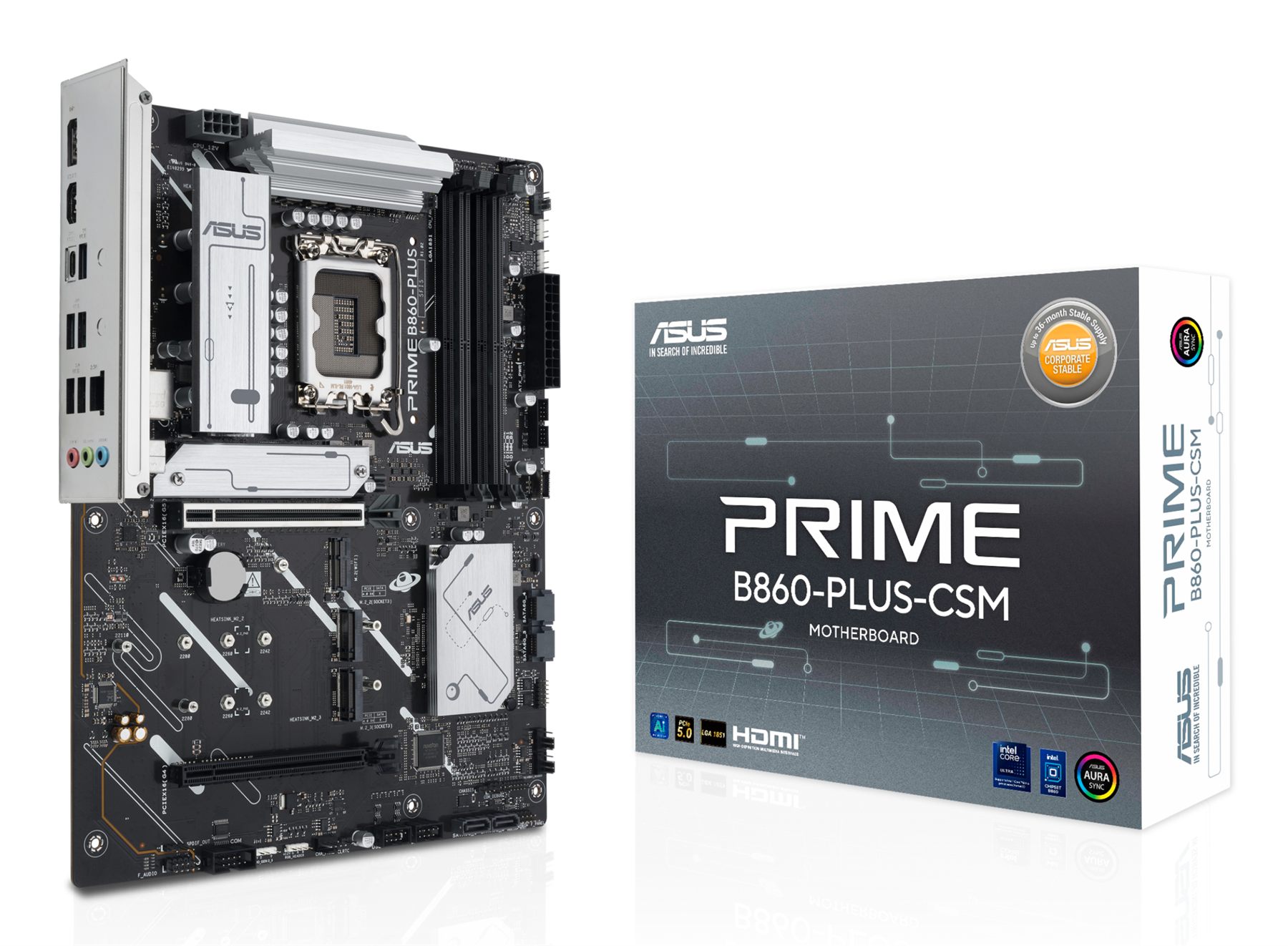 Placa Base Asus Prime B860-Plus Csm Socket 1851/ DDR5/ PCIe 5.0