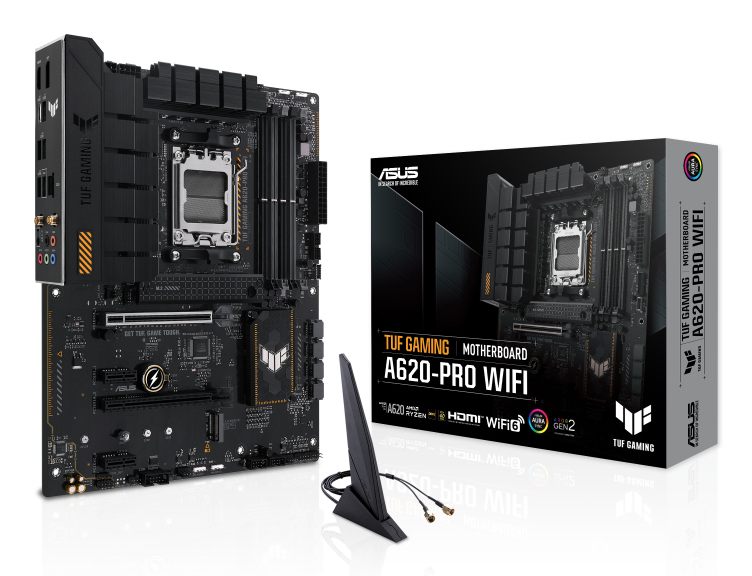 Placa Base Asus Tuf Gaming A620-Pro Wifi Socket Am5/ DDR5/ PCIe 4.0