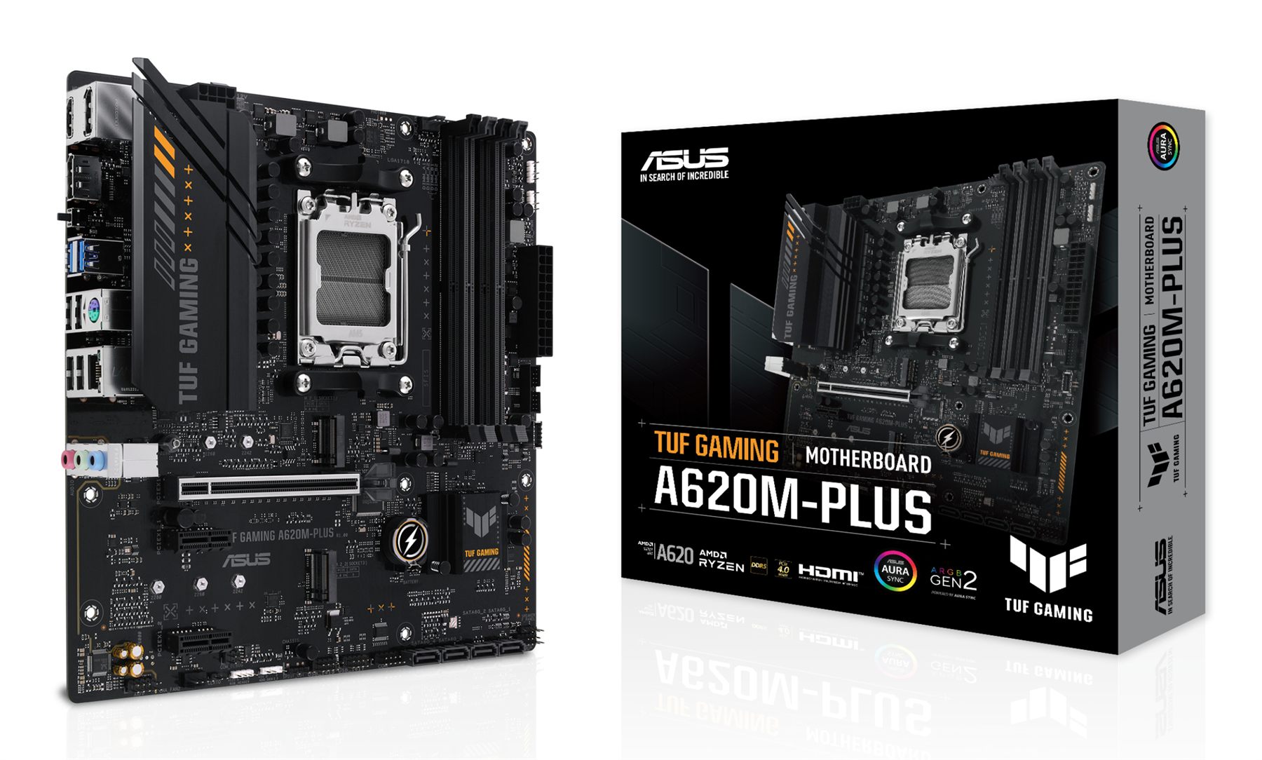 Placa Base Asus Tuf Gaming A620m-Plus Socket Am5/ DDR5/ PCIe 4.0/ Micro Atx