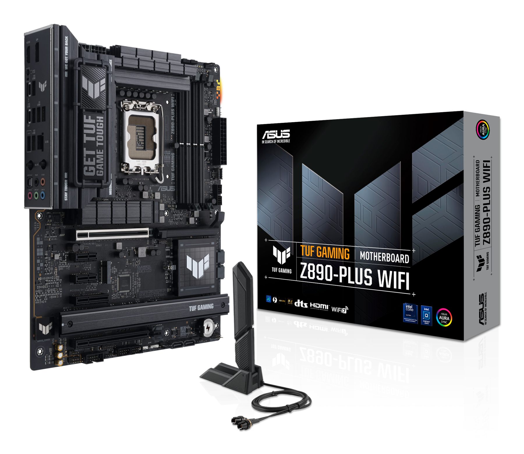 Placa Base Asus Tuf Gaming Z890-Plus Wifi/ Socket 1851/ DDR5/ PCIe 5.0