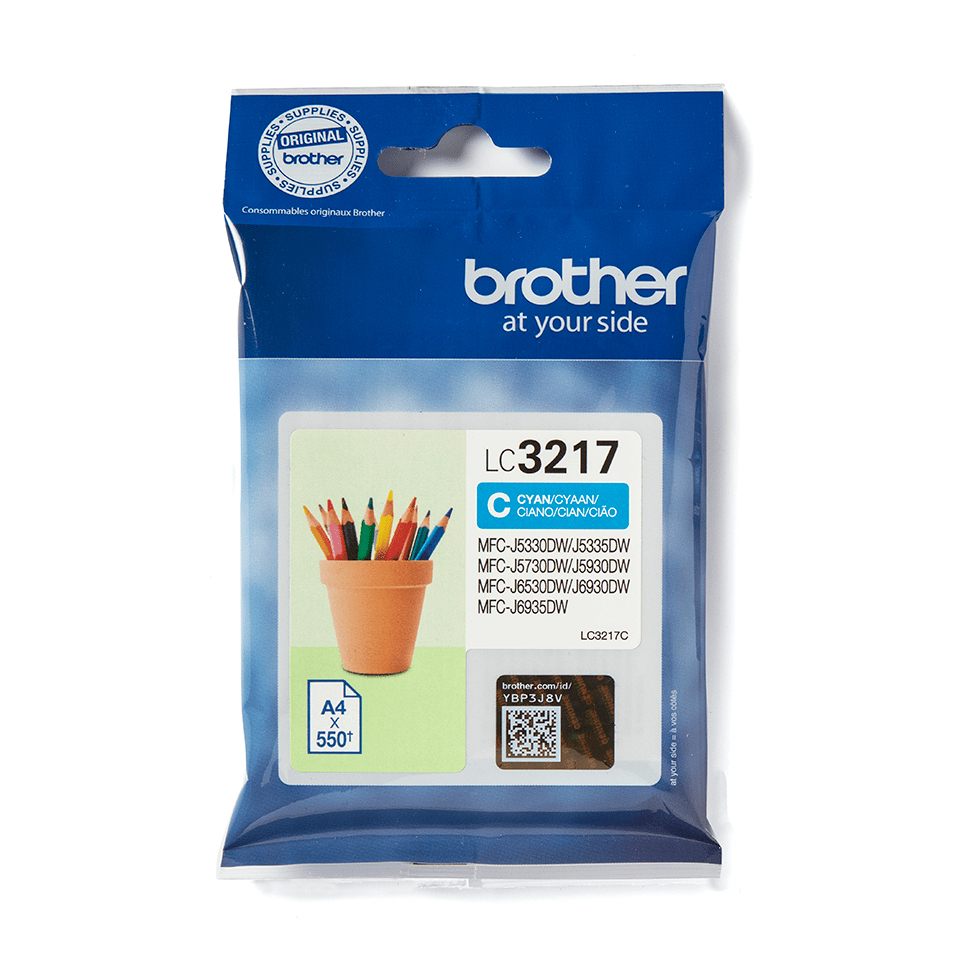 Cartucho De Tinta Original Brother Lc-3217C/ Cian