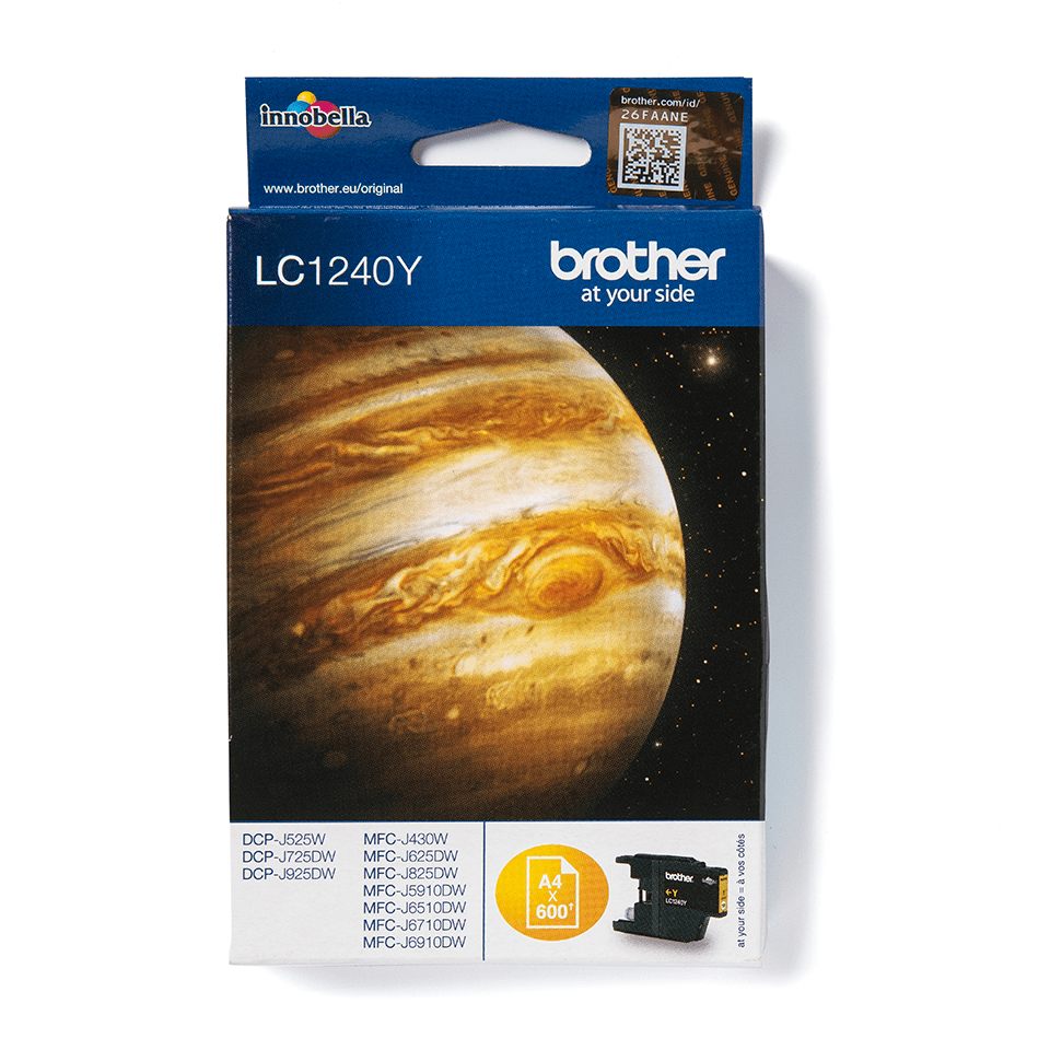 Cartucho De Tinta Original Brother Lc-1240Y/ Amarillo
