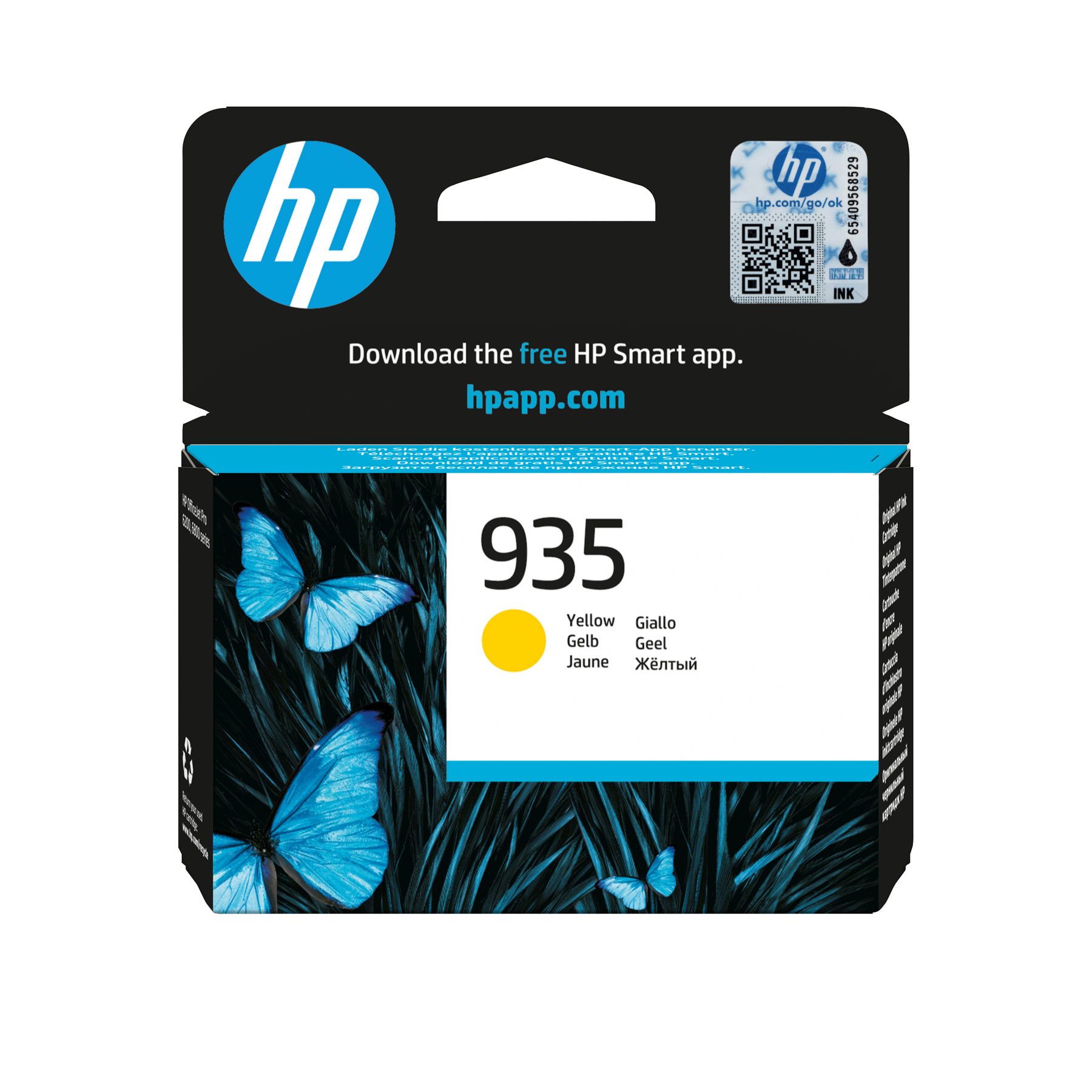 Cartucho De Tinta Original Hp Nº935/ Amarillo