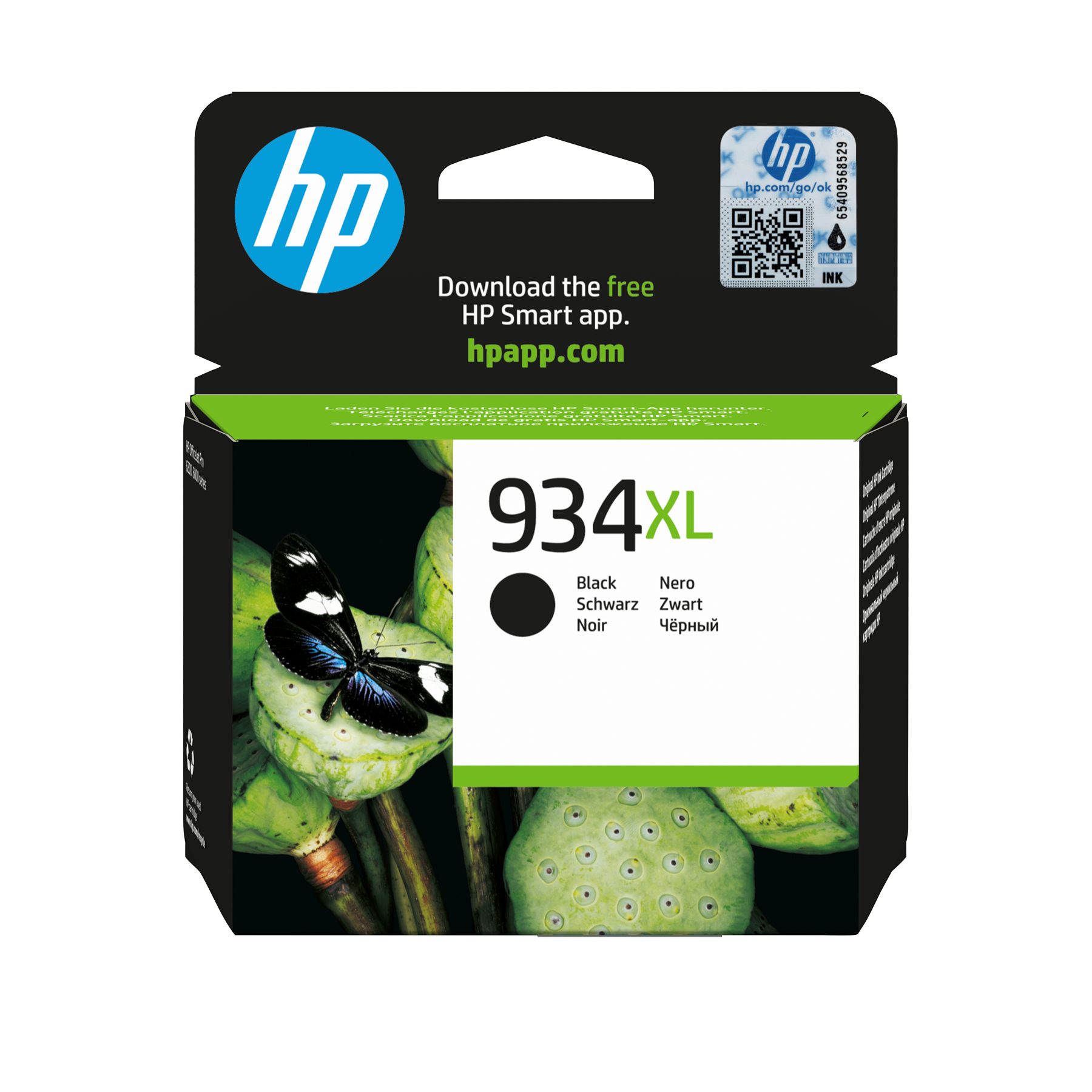 Cartucho De Tinta Original Hp Nº934 Xl Alta Capacidad/ Negro