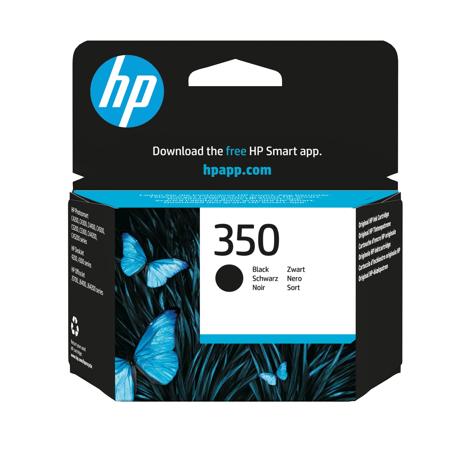Cartucho De Tinta Original Hp Nº350/ Negro