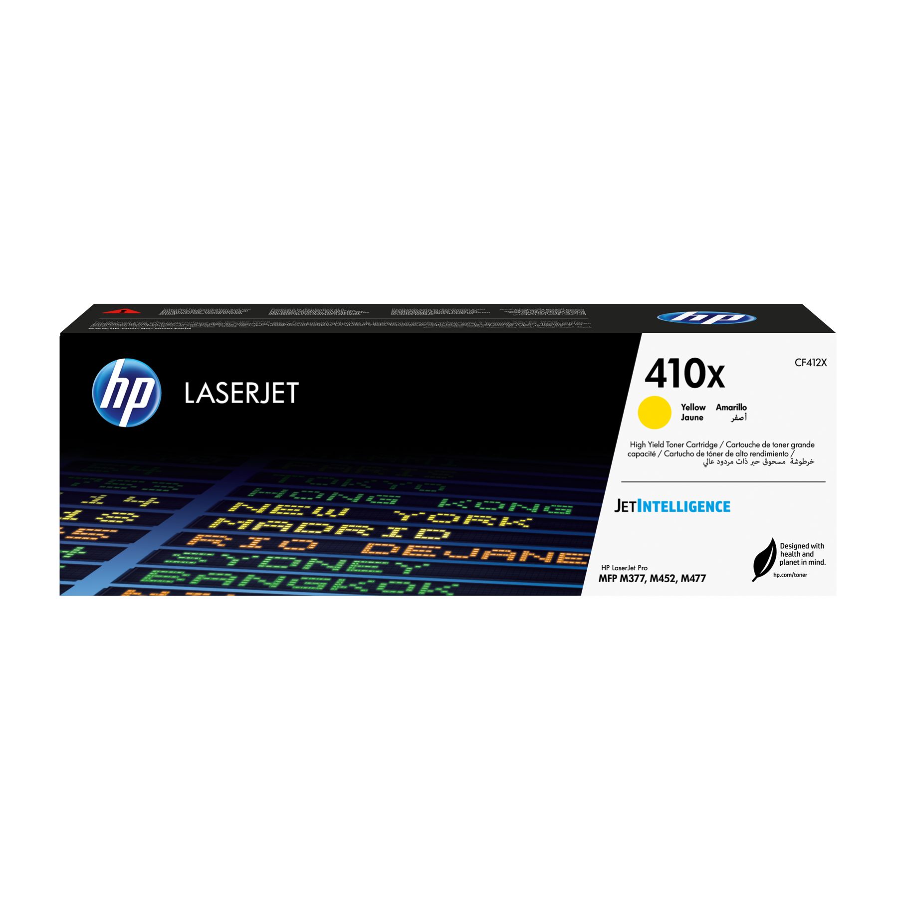 Tóner Original Hp Nº410x Xl Alta Capacidad/ Amarillo