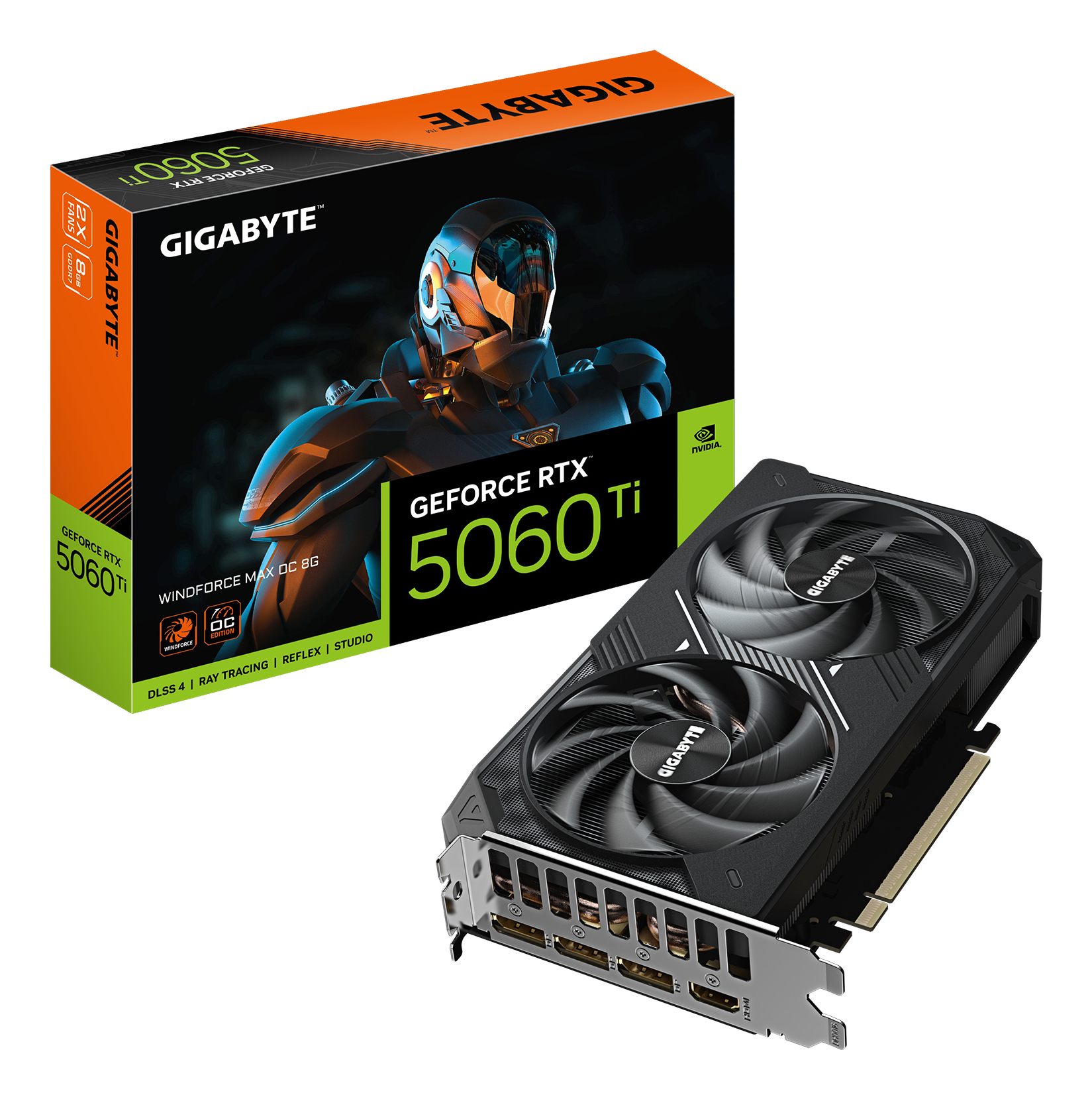 Tarjeta Gráfica Gigabyte GeForce RTX 5060 Ti Windforce Max Oc/ 8 GB GDDR7