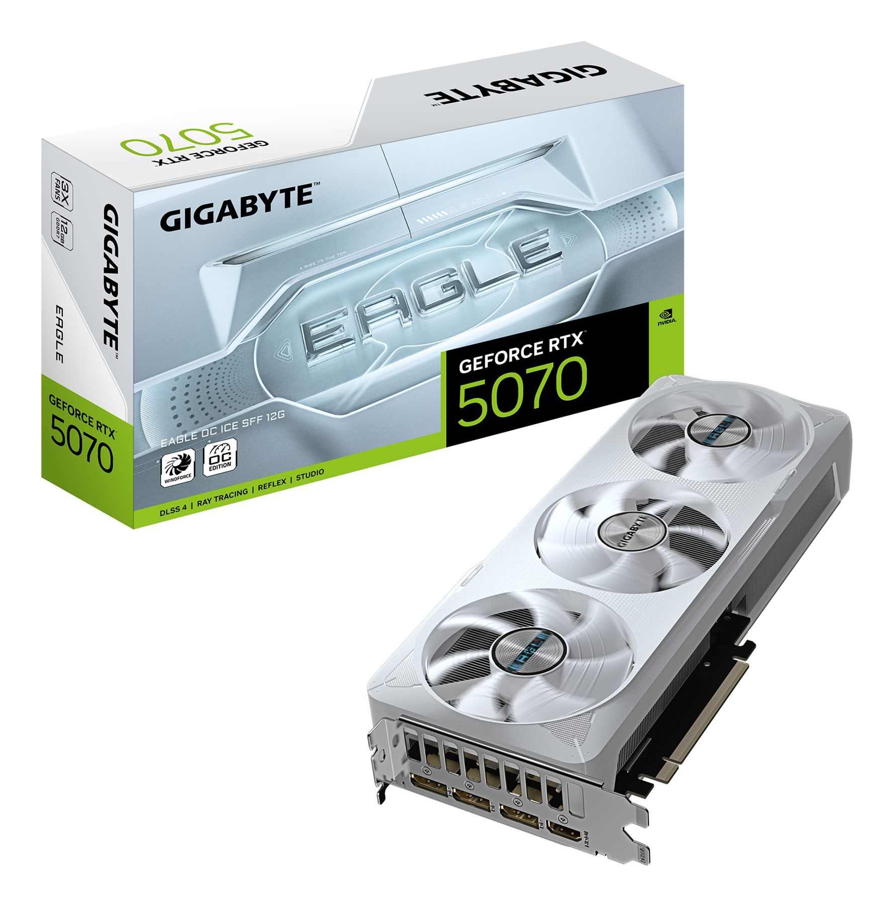 Tarjeta Gráfica Gigabyte GeForce RTX 5070 Eagle Oc Ice Sff/ 12 GB GDDR7