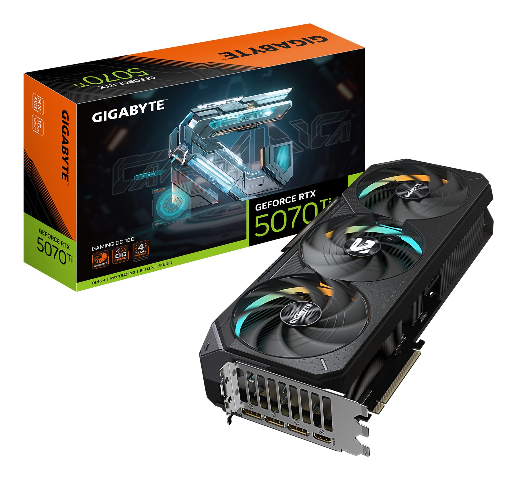 Tarjeta Gráfica Gigabyte GeForce RTX 5070 Ti Gaming Oc 16G/ 16 GB GDDR7
