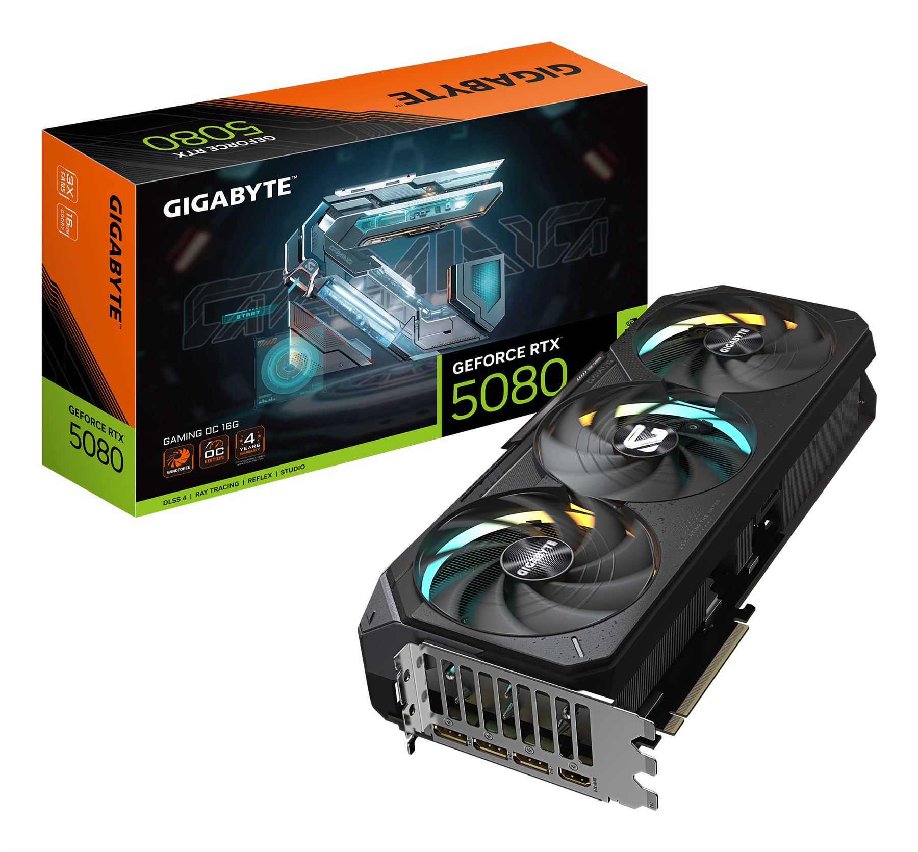 Tarjeta Gráfica Gigabyte GeForce RTX 5080 Gaming Oc/ 16 GB GDDR7