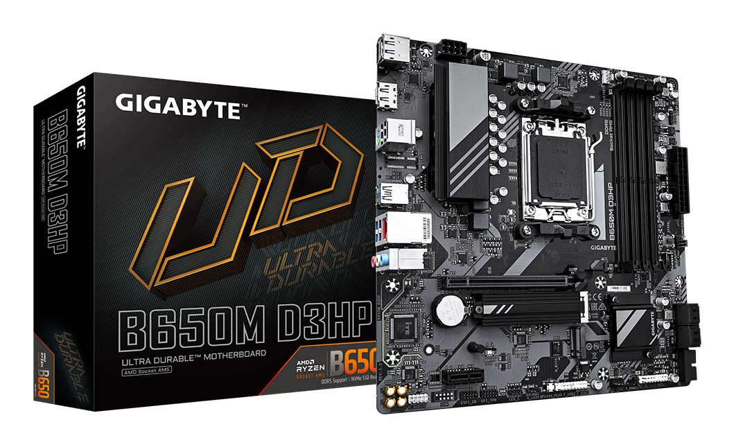 Placa Base Gigabyte B650m D3hp Socket Am5/ DDR5/ PCIe 4.0/ Micro Atx