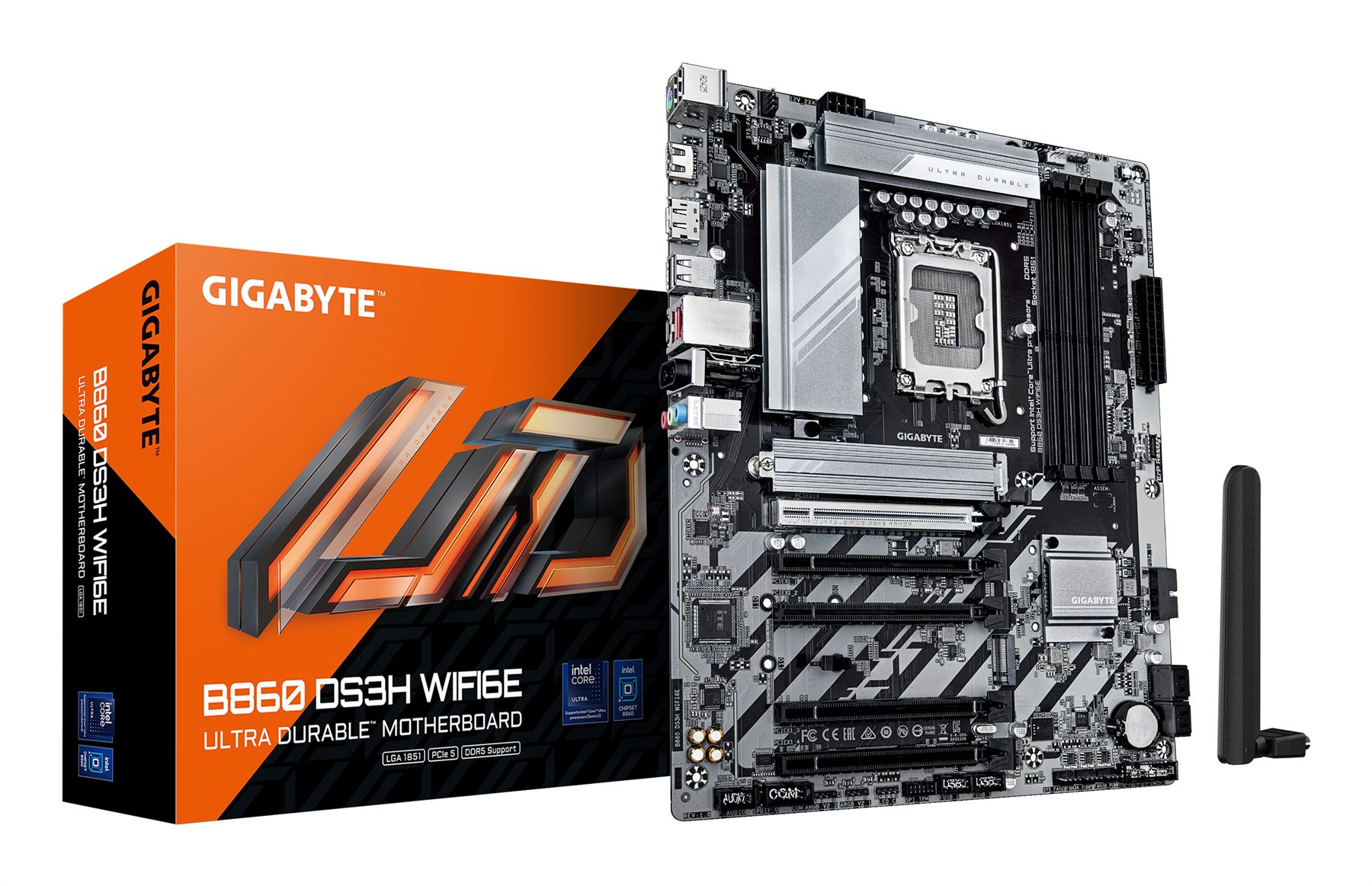 Placa Base Gigabyte B860 Ds3h Wifi6e Socket 1851/ DDR5/ PCIe 5.0