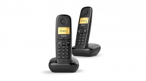 Teléfono Inalámbrico Gigaset A270/ Pack Duo/ Negro