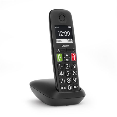 Teléfono Inalámbrico Gigaset E290/ Negro