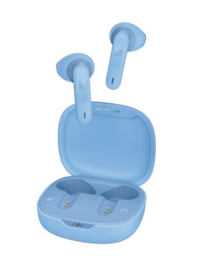 Auriculares Bluetooth Jbl Vibe Flex Con Estuche De Carga/ Autonomía 8H/ Azul