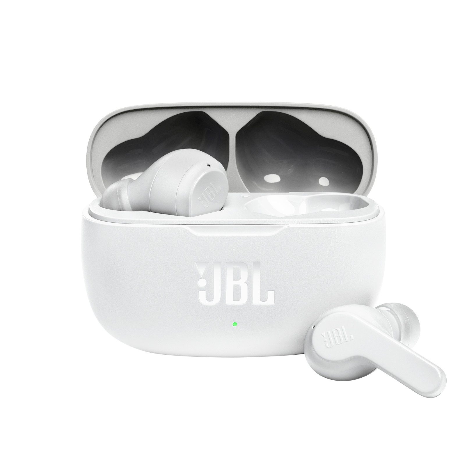Auriculares Bluetooth Jbl Wave 200Tws Con Estuche De Carga/ Autonomía 5H/ Blancos