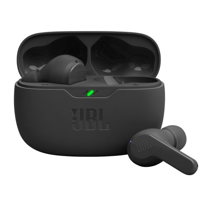 Auriculares Bluetooth Jbl Wave Beam Con Estuche De Carga/ Autonomía 8H/ Negros