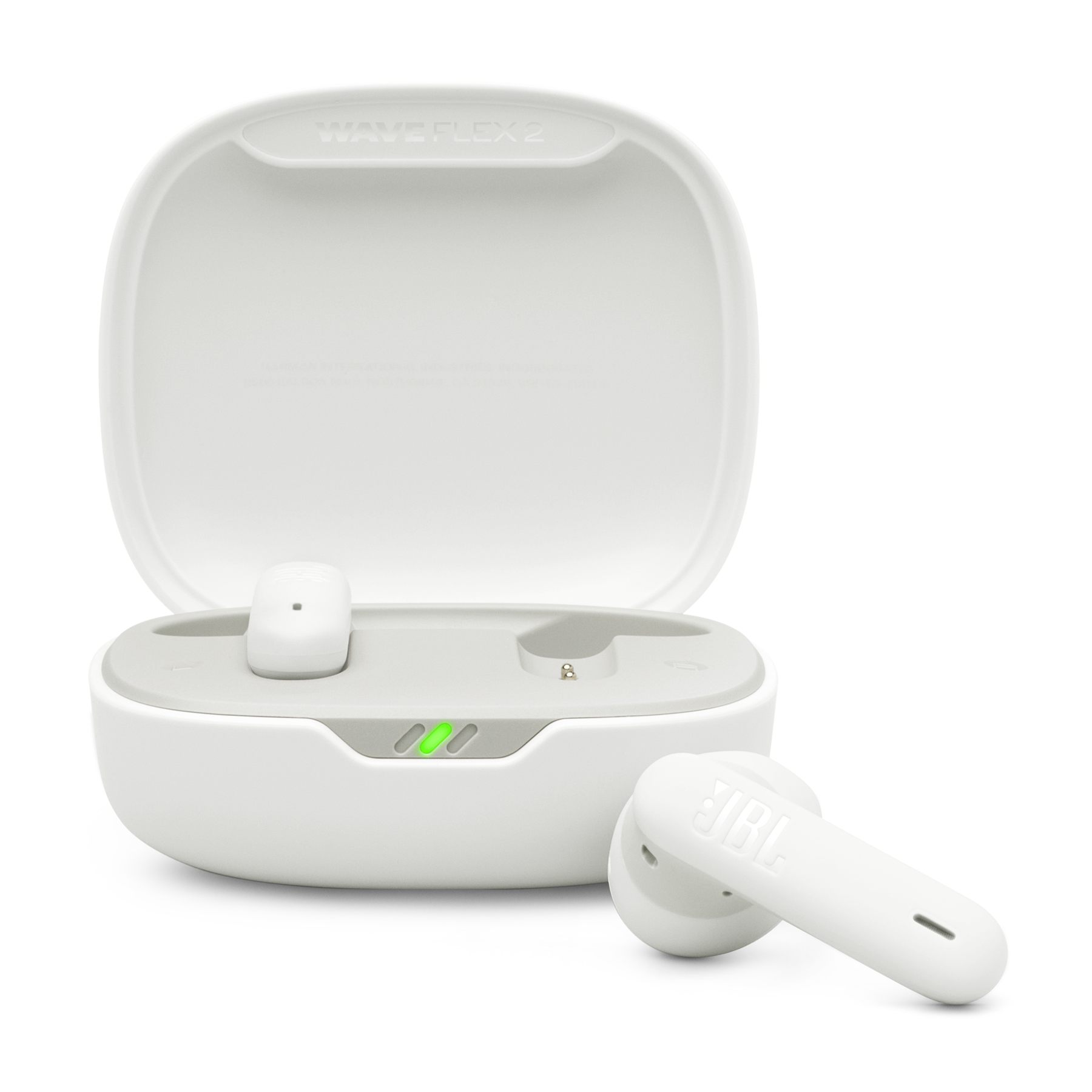 Auriculares Bluetooth Jbl Wave Flex 2 Con Estuche De Carga/ Autonomía 10H/ Blancos