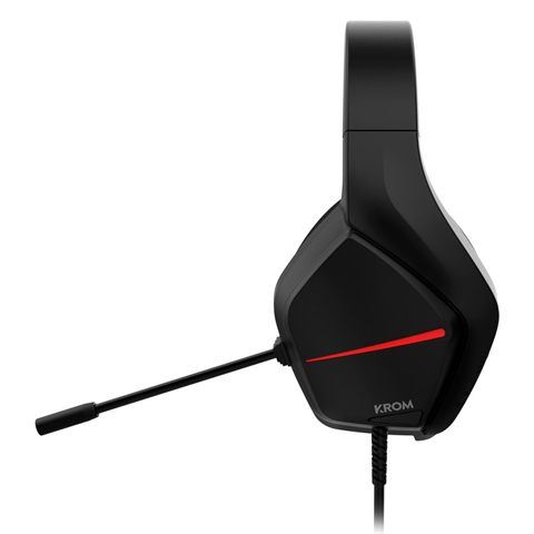 Auriculares Gaming Con Micrófono Krom Kopa Move/ Jack 3.5/ Negros