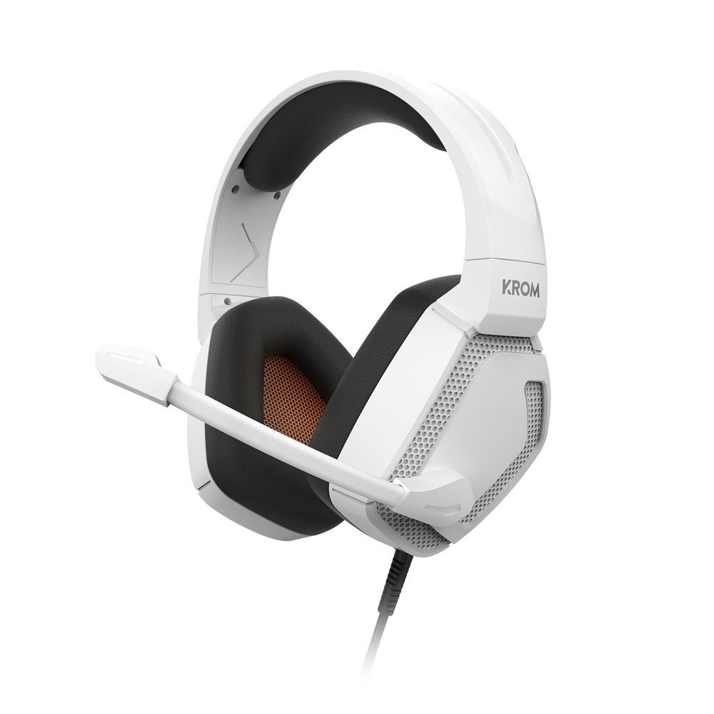 Auriculares Gaming Con Micrófono Krom Kopa Pro/ Jack 3.5/ Blancos