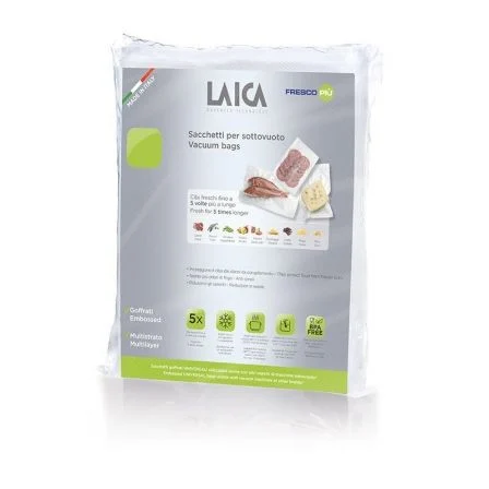 Bolsa Para Envasar Al Vacío Laica Vt3501/ 20 X 28Cm/ 100 Bolsas