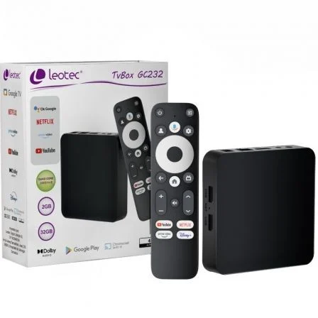 Android Tv Leotec Tvbox 4K Gc232/ 32Gb