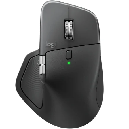 Ratón Ergonómico Inalámbrico Logitech Mx Master 4/ Batería Recargable/ Hasta 8000 Dpi/ Grafito