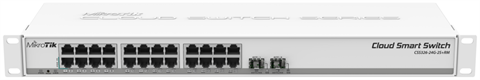 Switch Mikrotik Css326-24G-2S+Rm 26 Puertos/ Rj45 10/100/1000/ Sfp/ Poe In