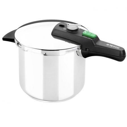 Olla A Presión Monix Quick/ Ø22cm/ 6L/ Acero Inoxidable