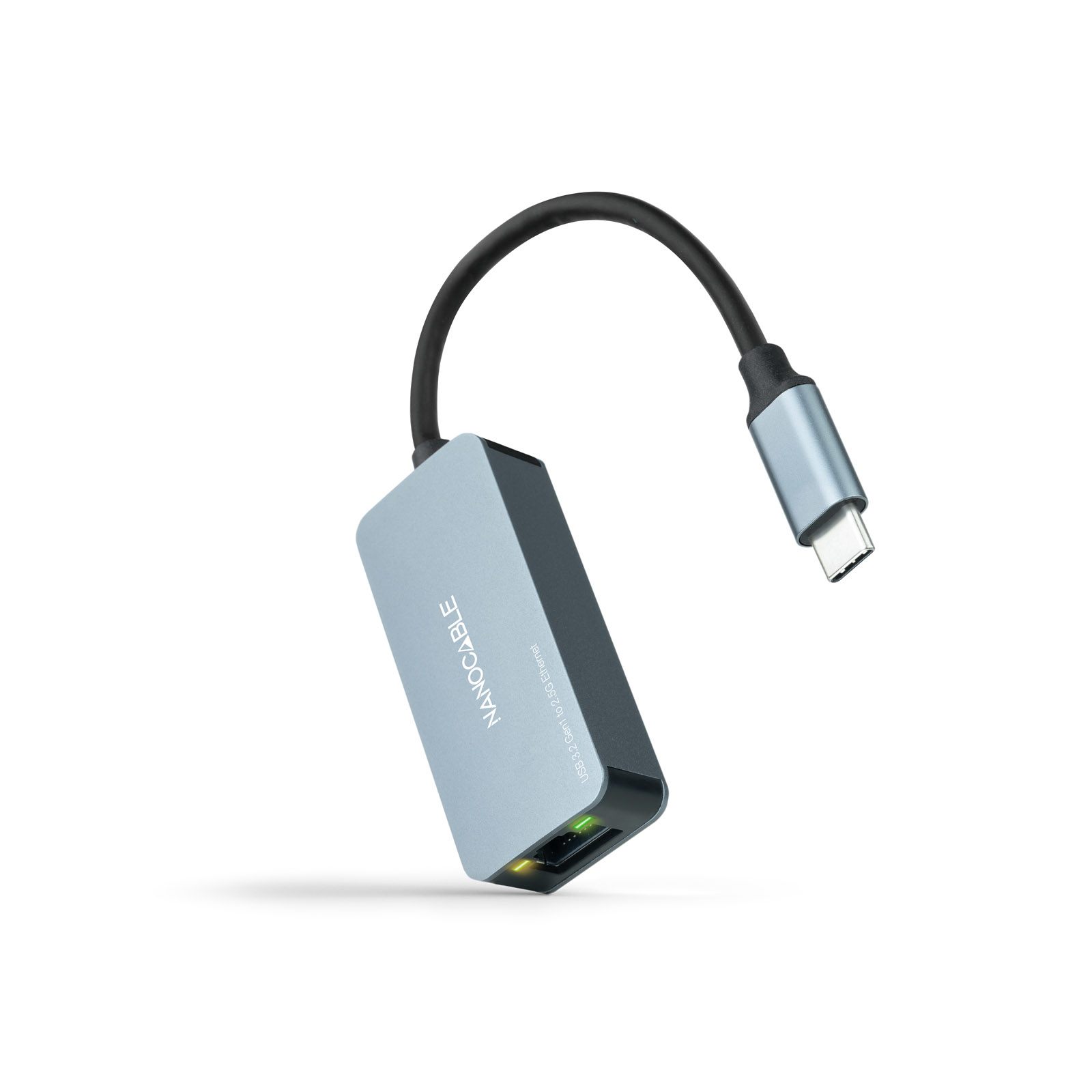 Adaptador USB Tipo-C - Rj45 Nanocable 10.03.0410/ 2500Mbps