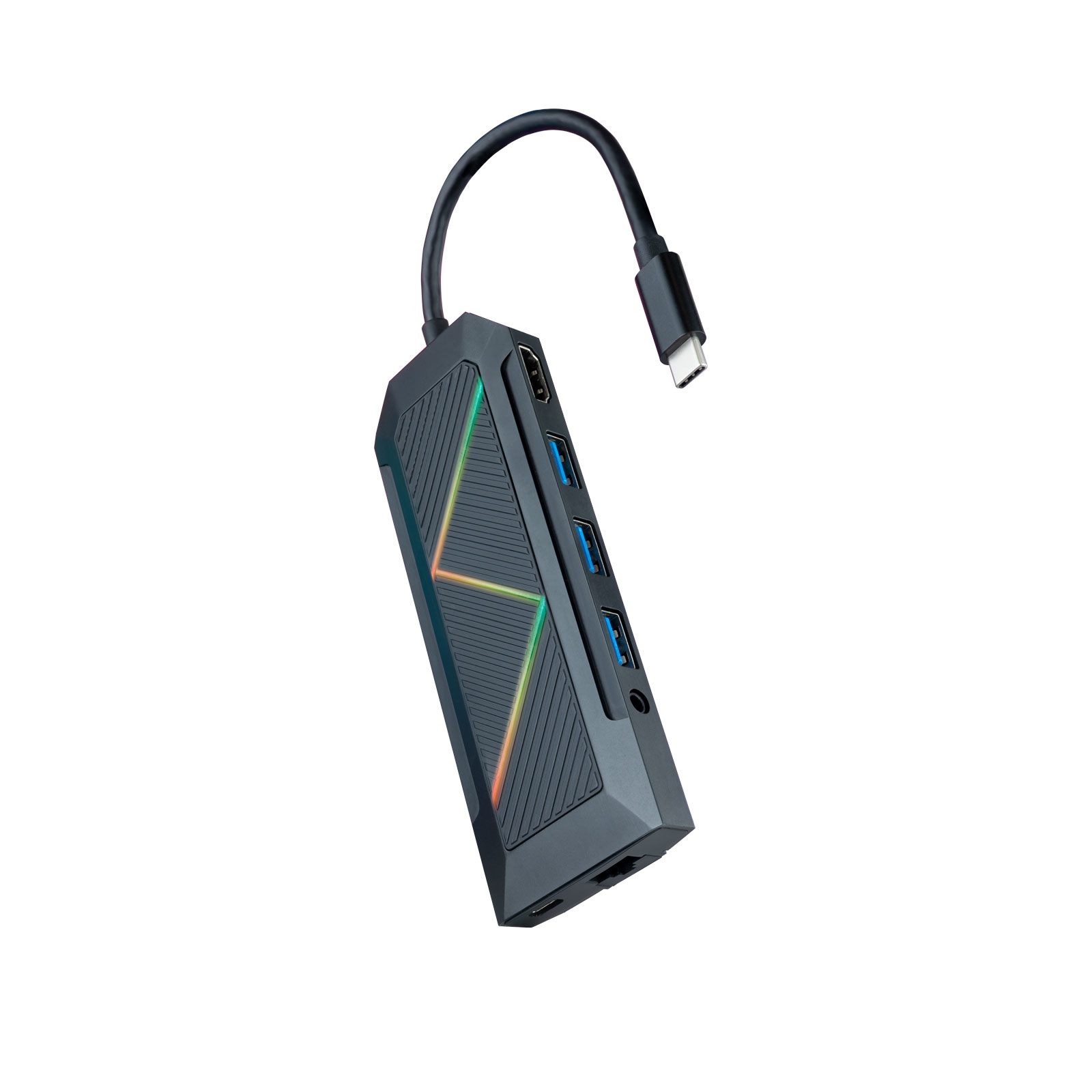 Docking USB Tipo-C Nanocable 10.16.0901/ 3Xusb/ 1Xusb Tipo-C Pd/ 1Xhdmi/ 1Xrj45/ 1Xlector Tarjetas Sd Tf/ Audio