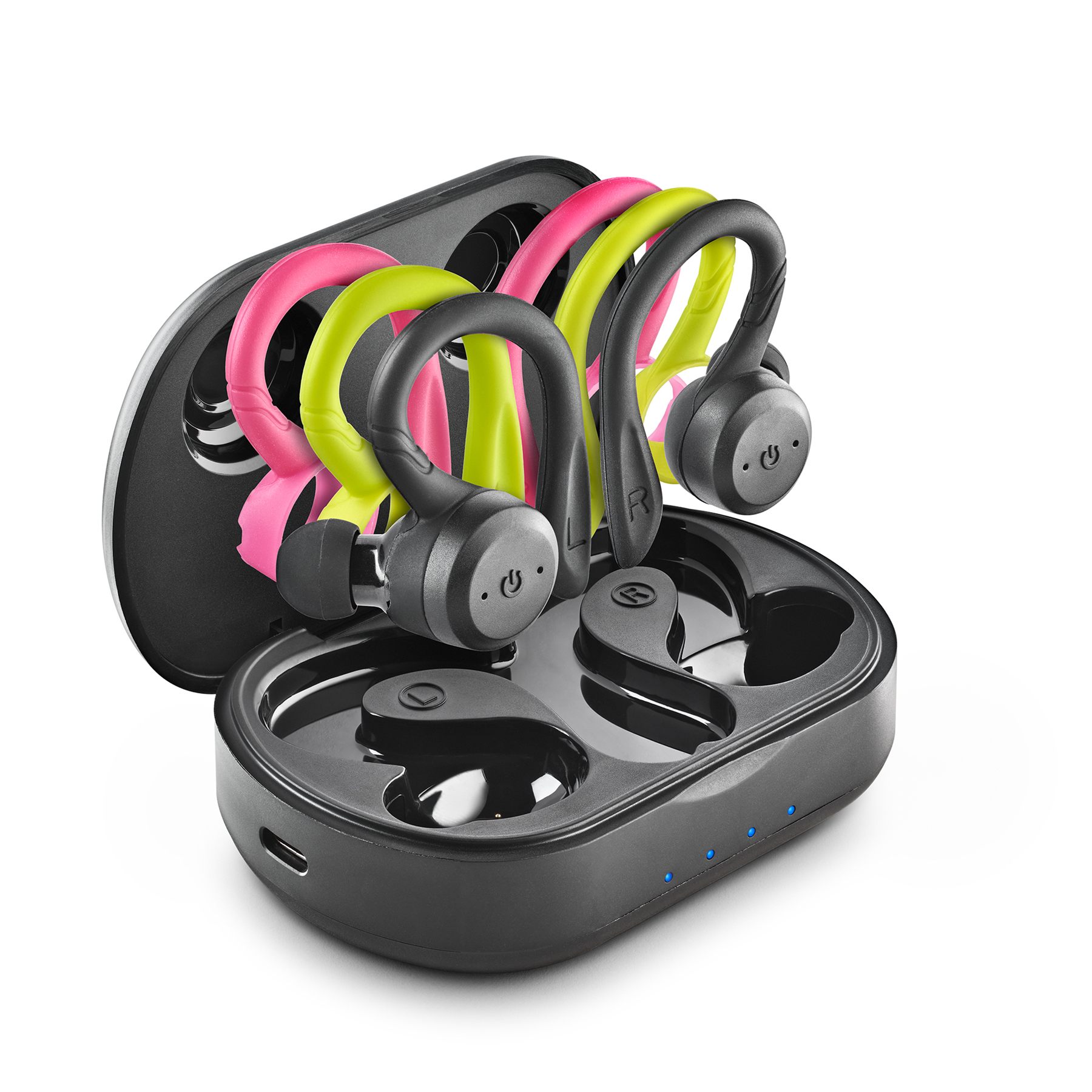 Auriculares Deportivos Bluetooth Ngs Ártica Jogger Con Estuche De Carga/ Autonomía 10H/ Negros