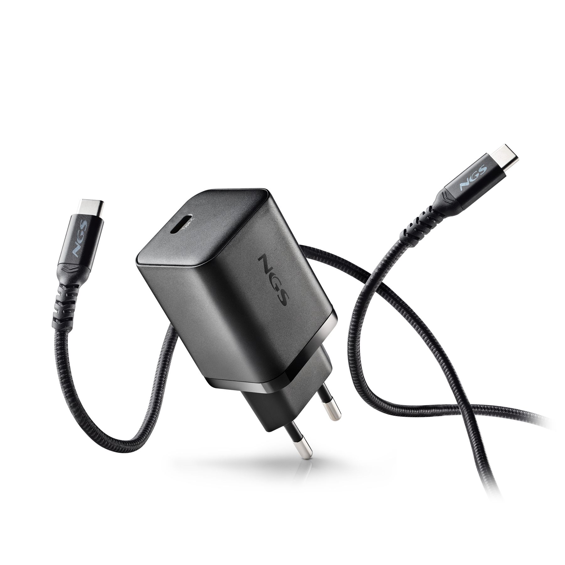 Cargador De Portátil Gan Ngs Bud65 w-H Para Hp/ 1Xusb Tipo-C/ 65 W/ Automático/ 8 Conectores/ Voltaje 5-20V