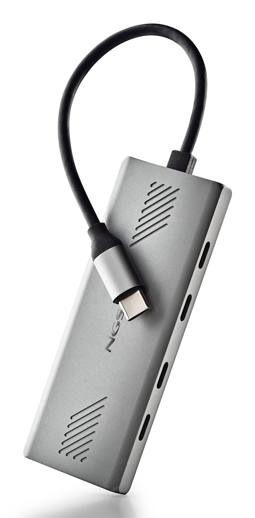 Hub USB Tipo-C Ngs Wonder4-C/ 4Xusb Tipo-C/ Gris