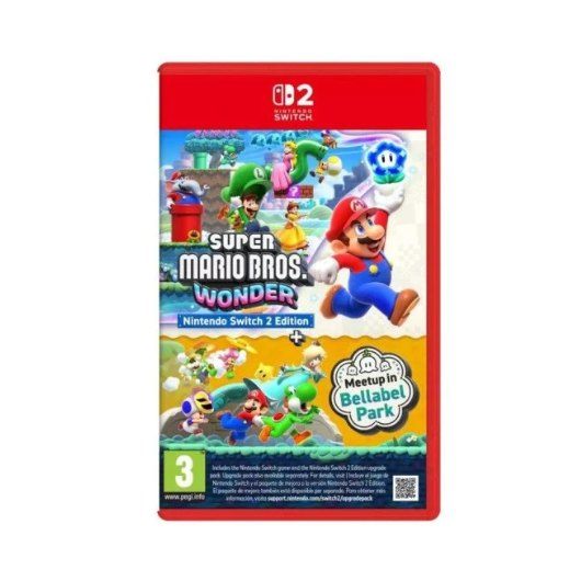 Juego Para Consola Nintendo Switch 2 Super Mario Bros. Wonder + Parque Belabel